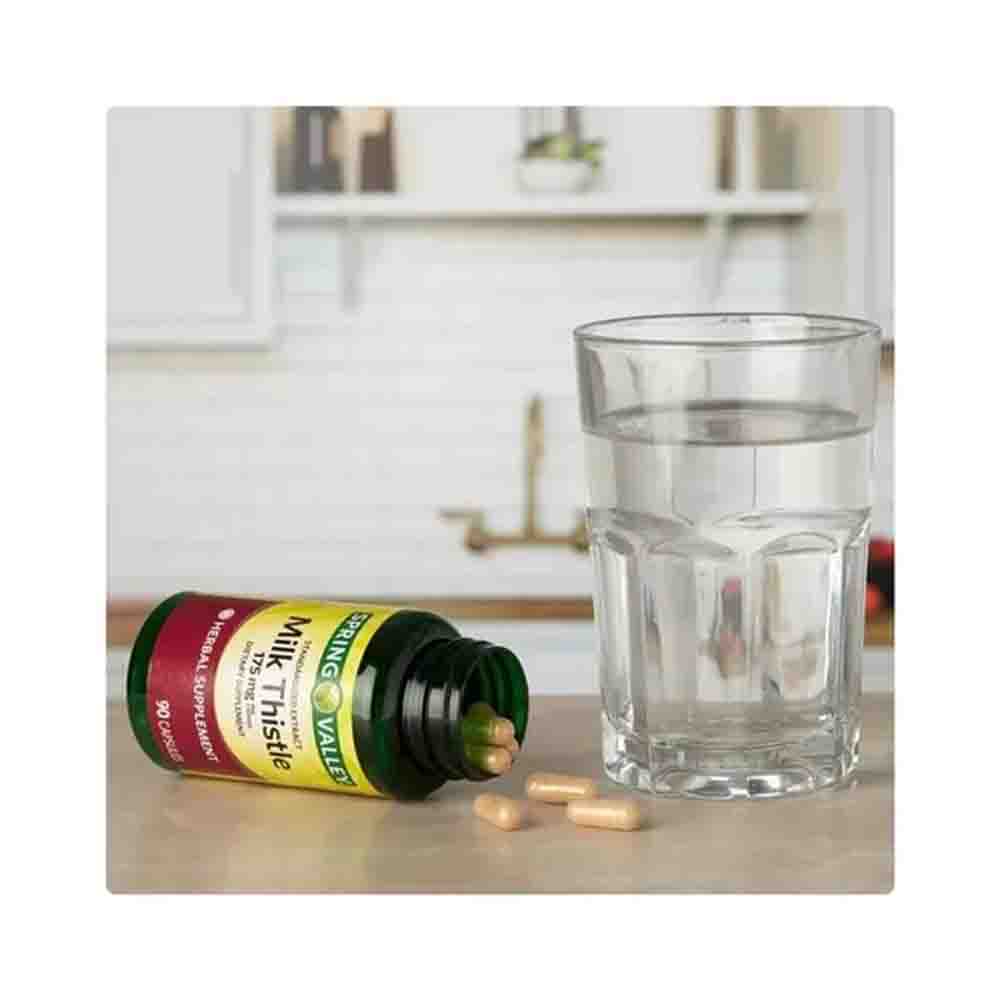 Cardo Marino 175mg Spring Valley 90 capsulas Milk Thistle 