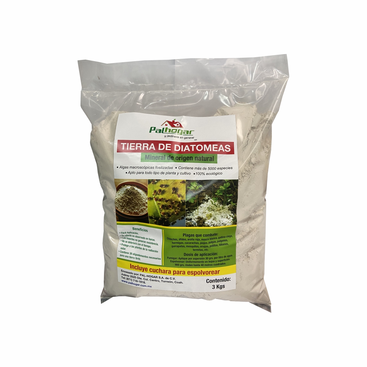 Tierra de Diatomeas 3 kilos 