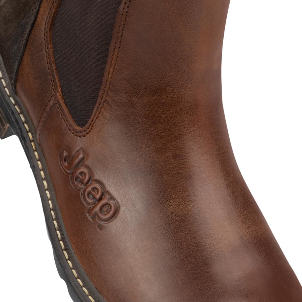 Botines casuales tipo Chelsea, para hombre, color café marca Jeep mod. 1051345