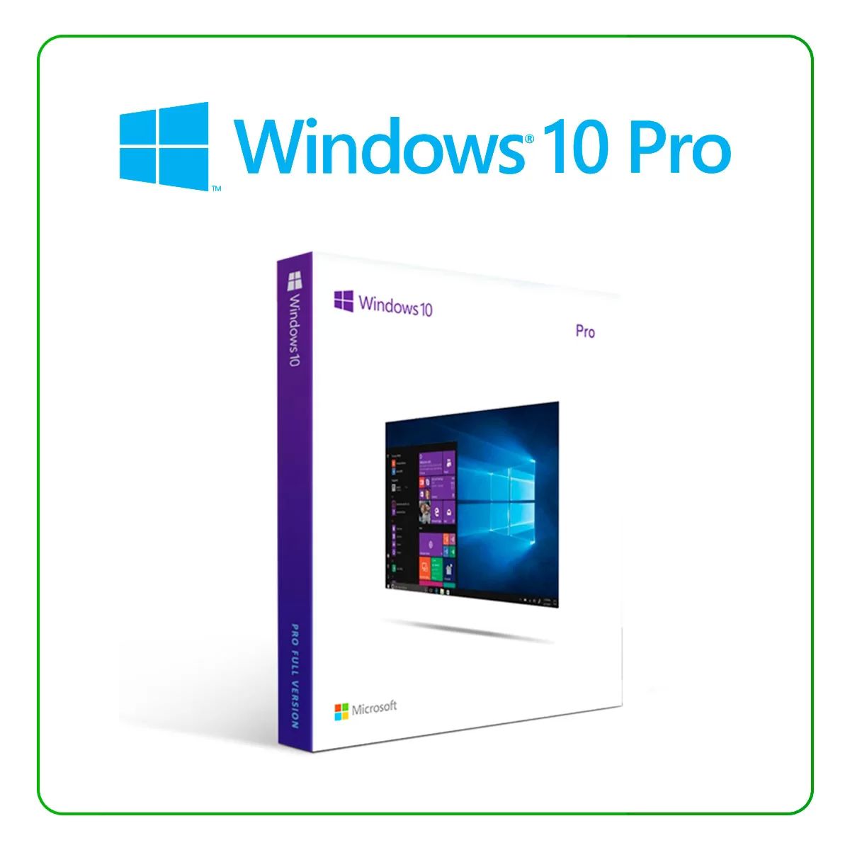  Microsoft Sistema Operativo Windows 10 Pro, OEM 1 Licencia(s), Licencia, Espanol, 64 bits 