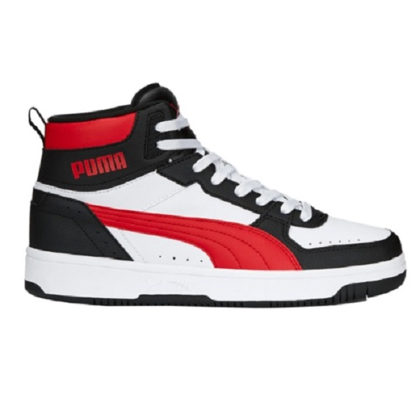 Tenis Puma Rebound Joy Negro/blanco/rojo Casual Hombre.