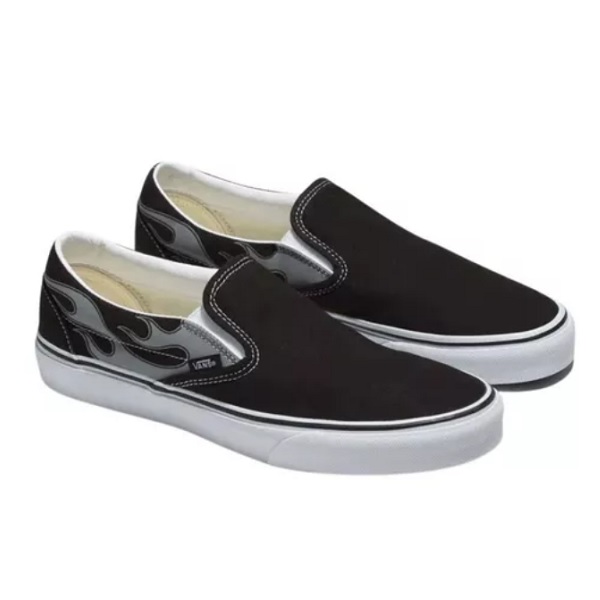 Tenis vans negro outlet con gris