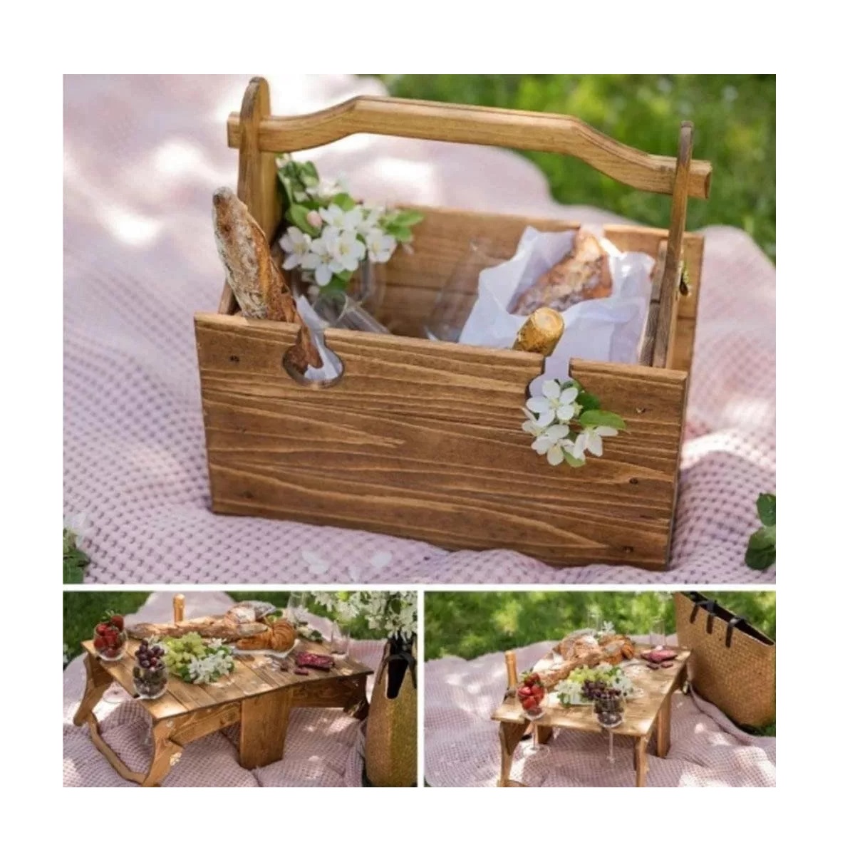 Mesa De Picnic Para Vino Al Aire Libre Mesa Plegable