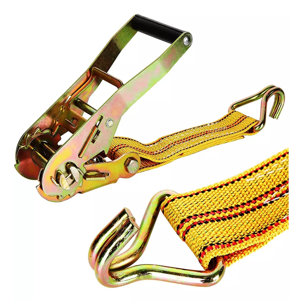 Eslingas Matraca 5cmx10m 1500kg Cinchos Para Amarrar Carga Amarillo