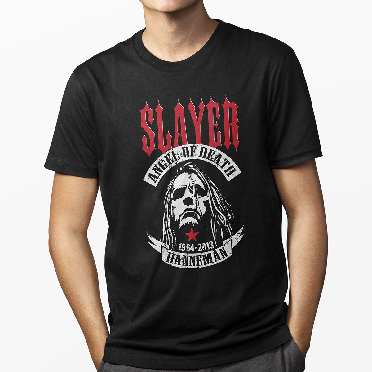 Playera para Hombre - Slayer Angel of Death Hanneman