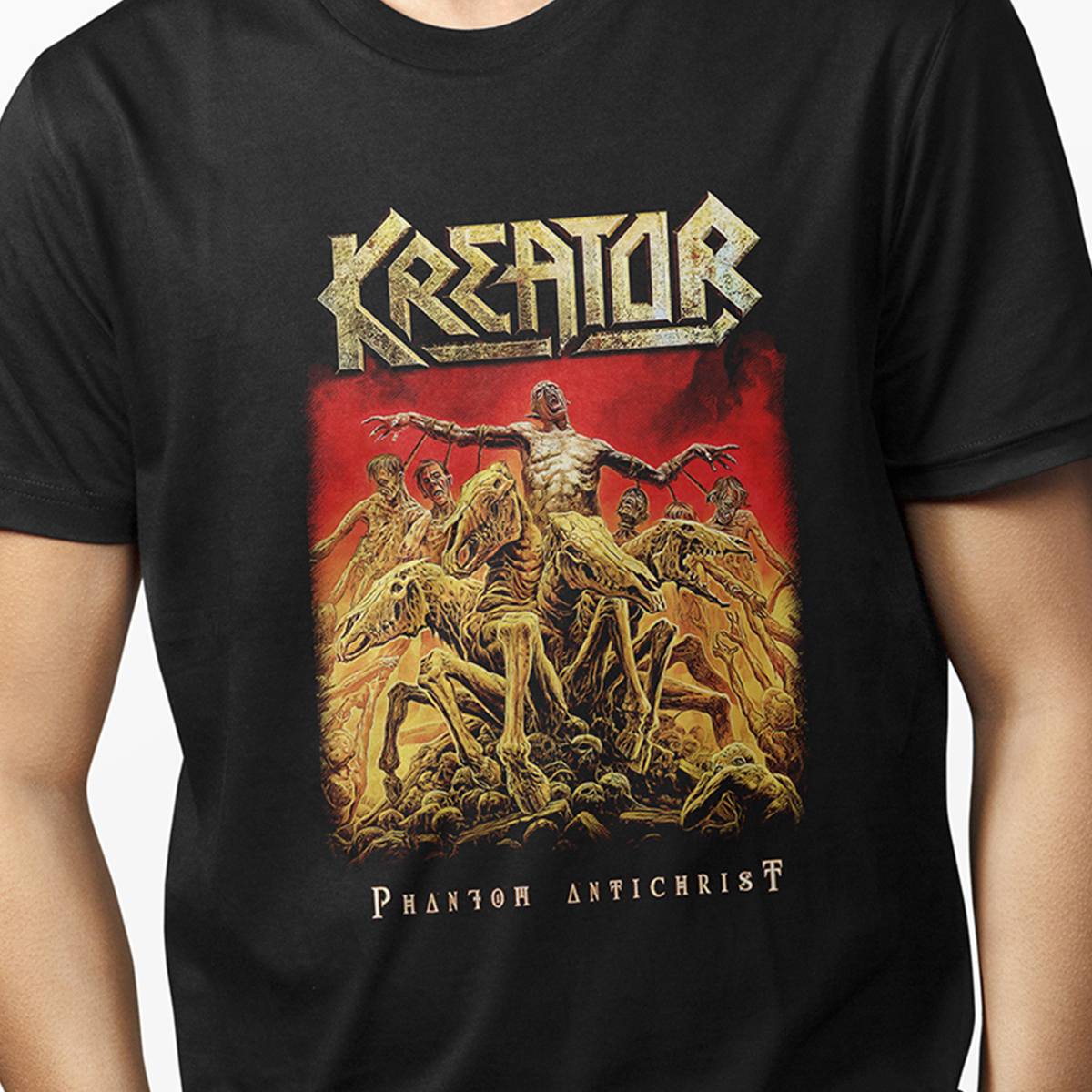 Playera para Hombre - Kreator Phantom Antichrist