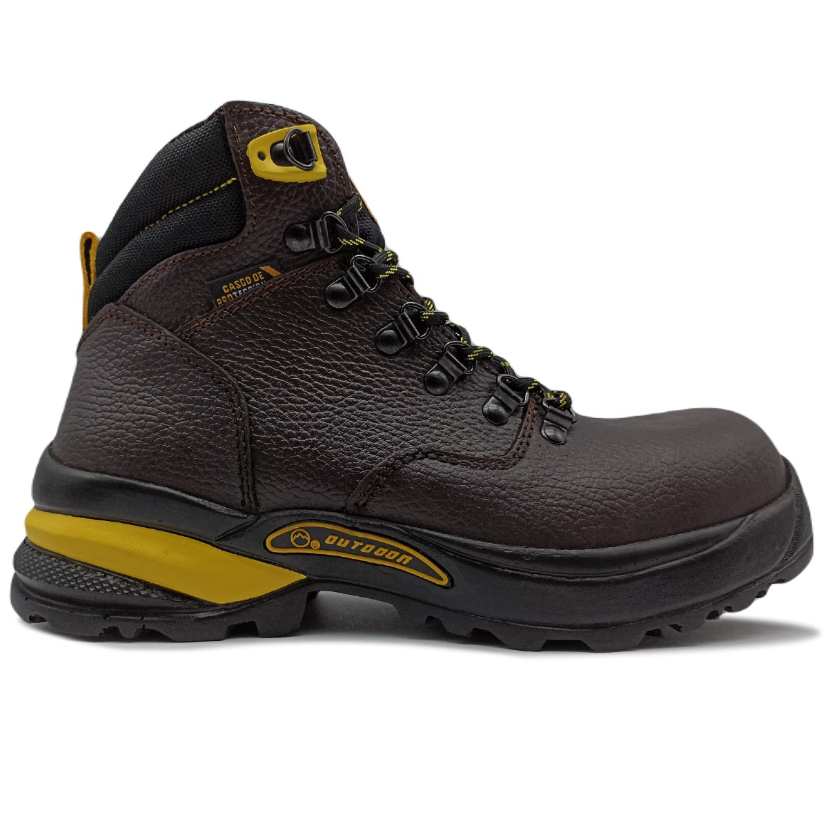 Bota Industrial de Piel Certificada Nom-113 con Casco de Seguridad 392