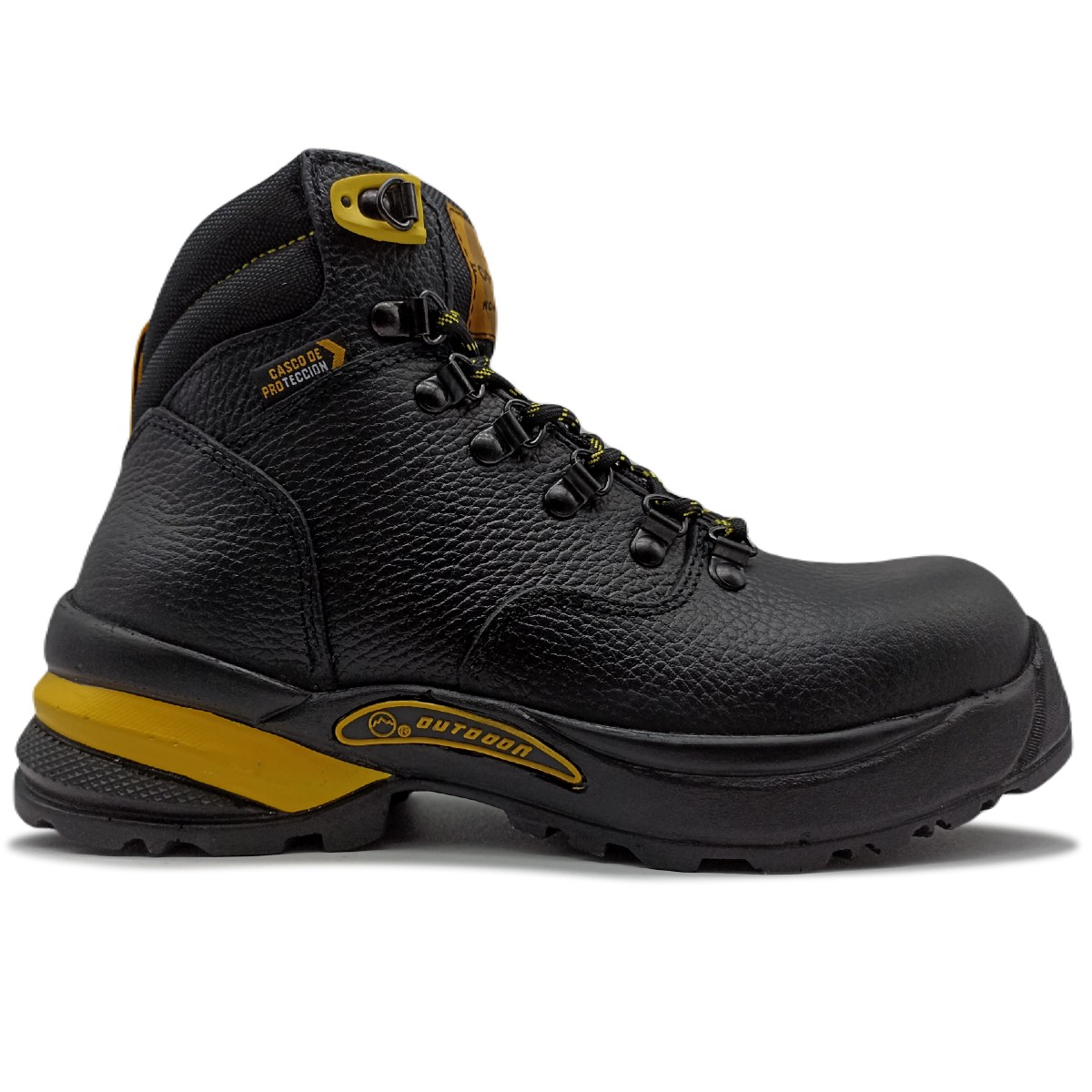 Bota Industrial de Piel Certificada Nom-113 con Casco de Seguridad 392