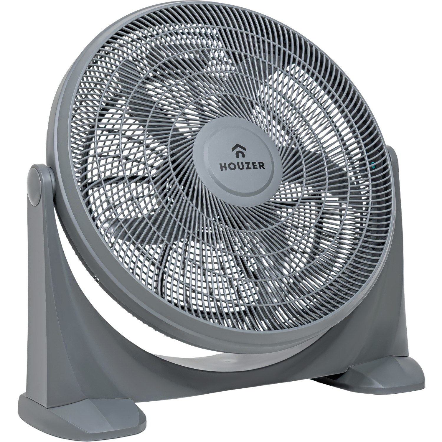 Ventilador De Piso 23  Gris 5 Aspas Potente Casa Hogar