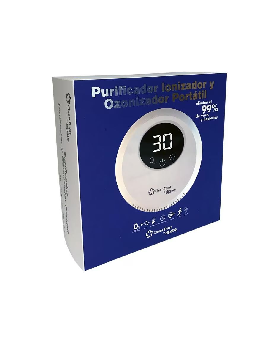 PURIFICADOR E IONIZADOR PORTATIL