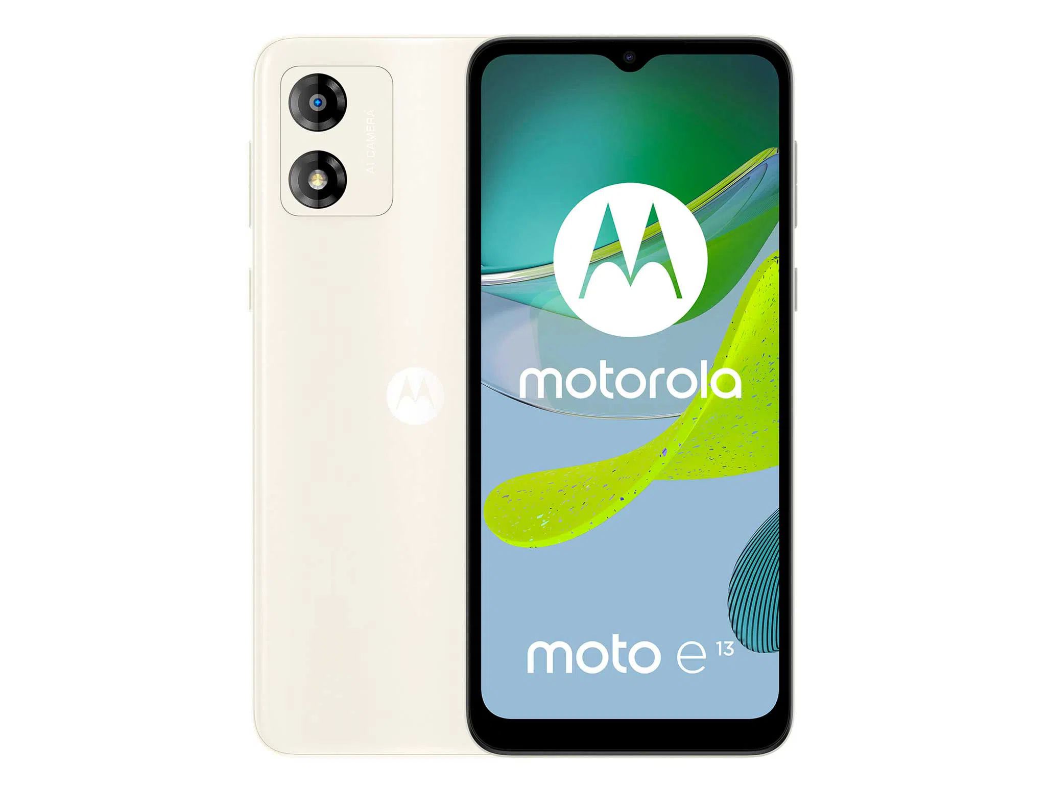 Celular Motorola Moto E13 64GB 2GB RAM Color Blanco.