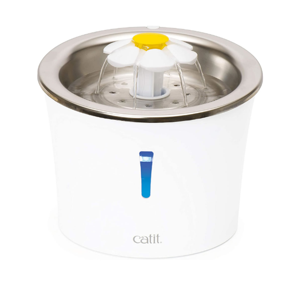 Bebedero Fuente De Agua Para Gatos Catit Acero Inoxidable