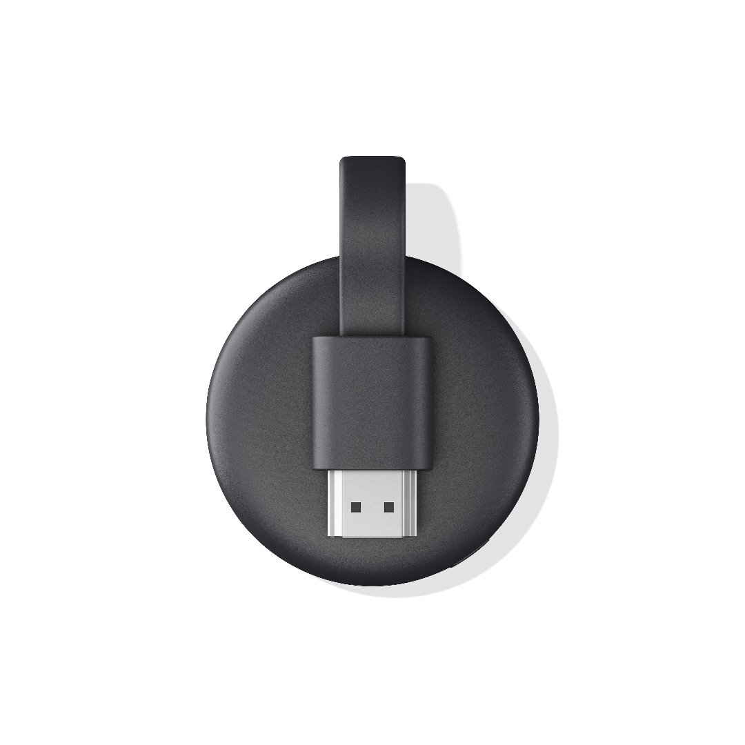 Dispositivo Google chromecast 3ra generacion streaming Negro