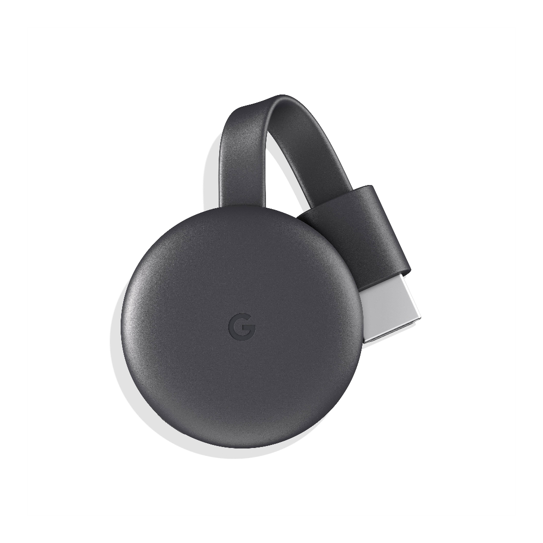 Dispositivo Google chromecast 3ra generacion streaming Negro