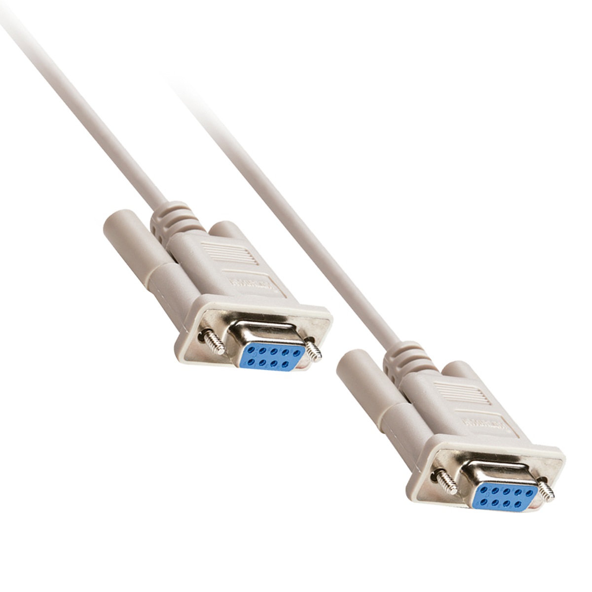 Cable Serial de Módem Nulo Manhattan DB9 Hembra - DB9 Hembra 1.8 Metros