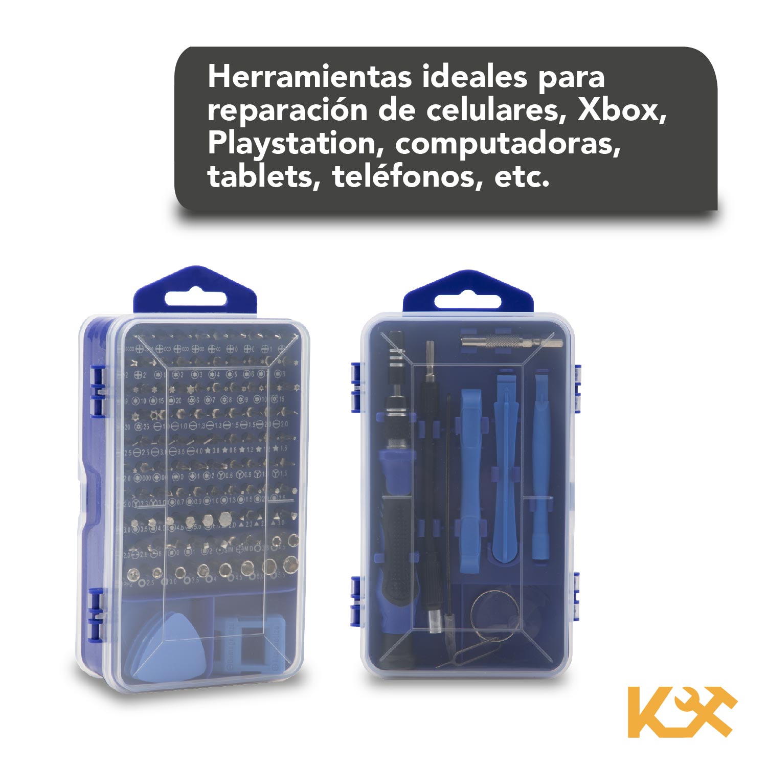 Desarmador Kit Reparacion Celulares Tablets Laptops 117 En 1 