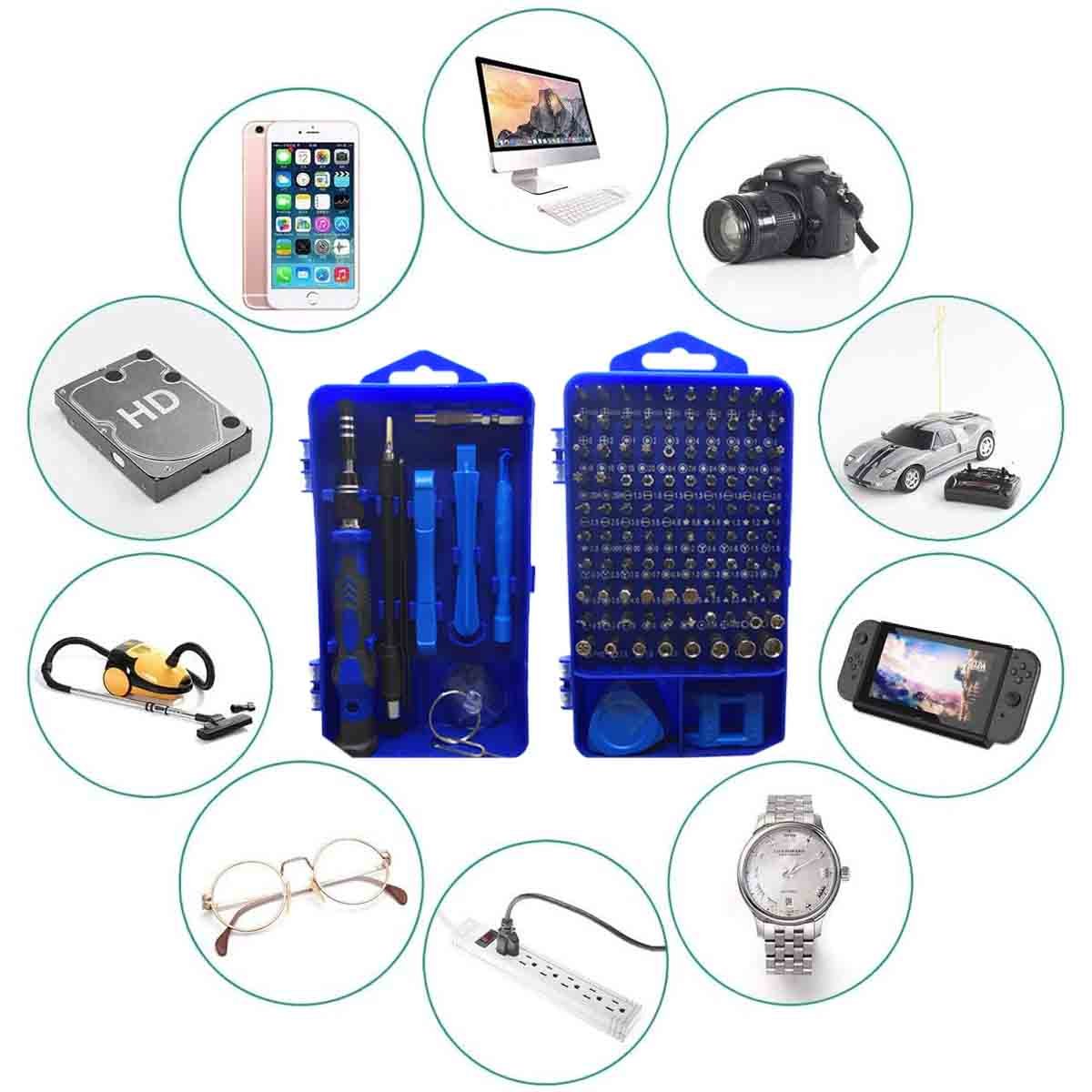  Kit de 22 herramientas de reparación de teléfonos móviles, kit  de destornilladores multifunción para reparación de teléfonos celulares,  relojes o gafas. : Electrónica