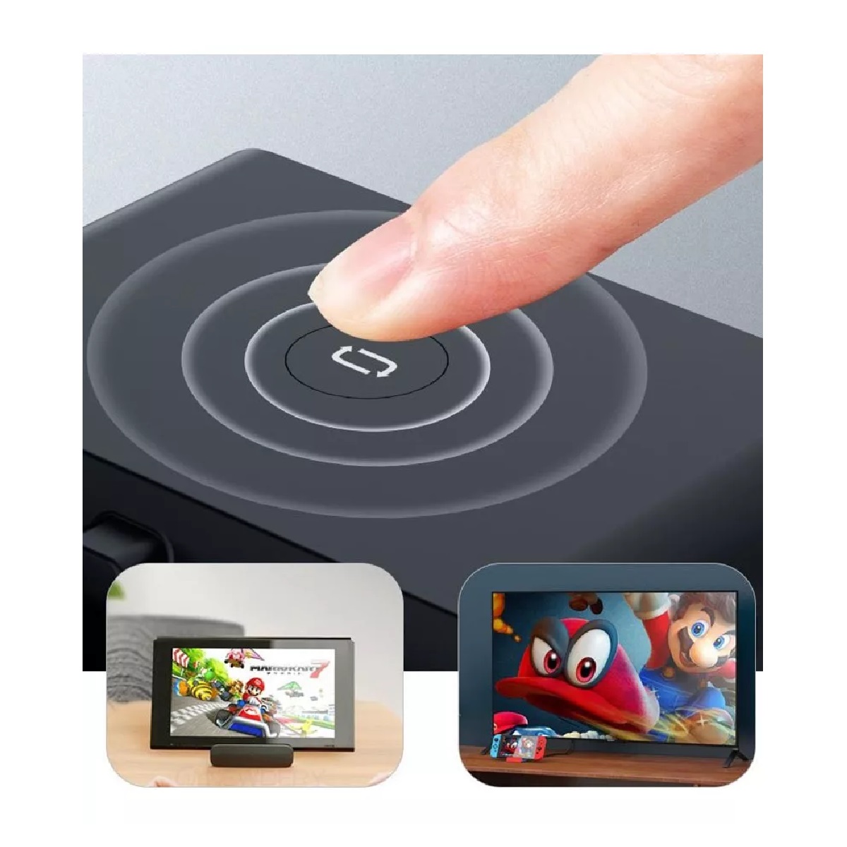 Base De Tv Hdmi 4k Para Nintendo Switch/ Oled