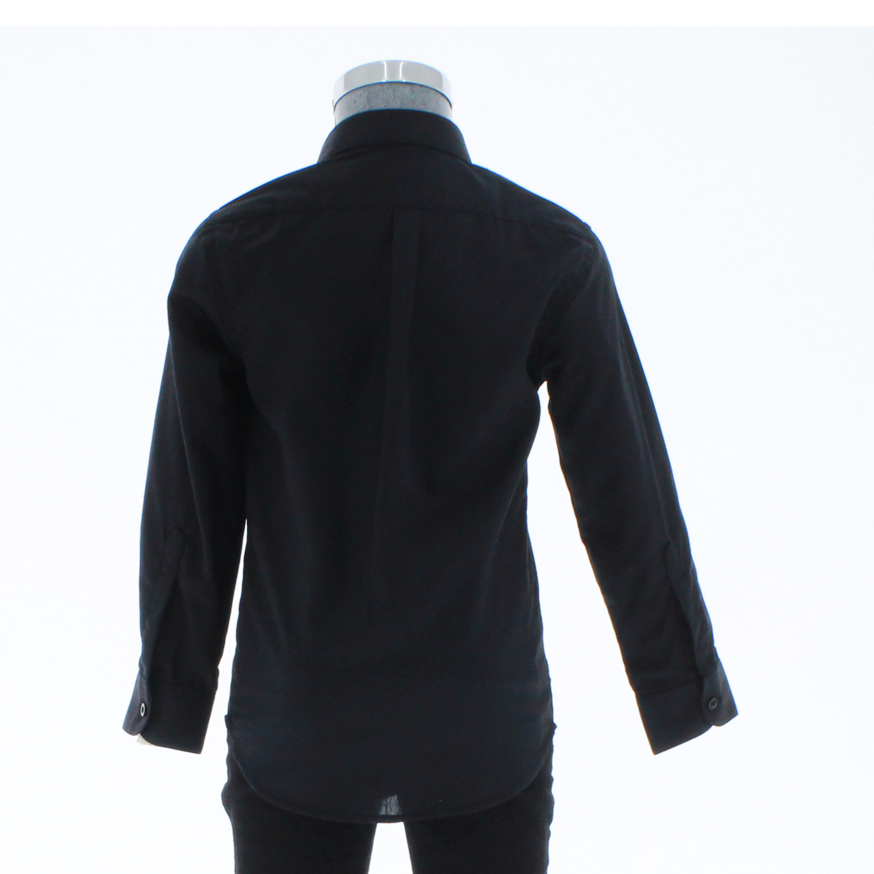 Camisa Negra De Vestir para Niño Manga Larga 3607 2-18 Años.