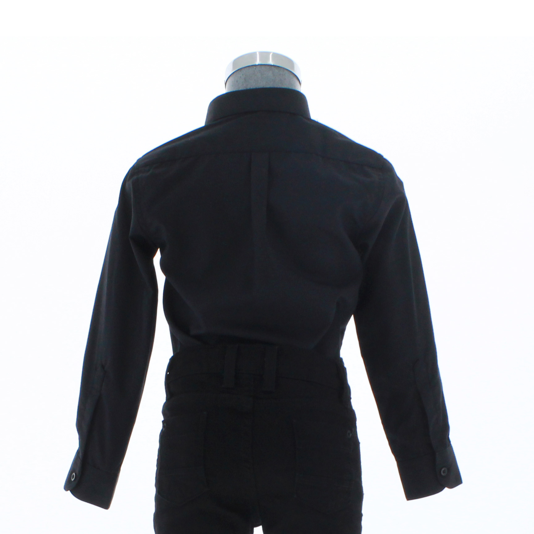 Camisa Negra De Vestir para Niño Manga Larga 3607 2-18 Años.
