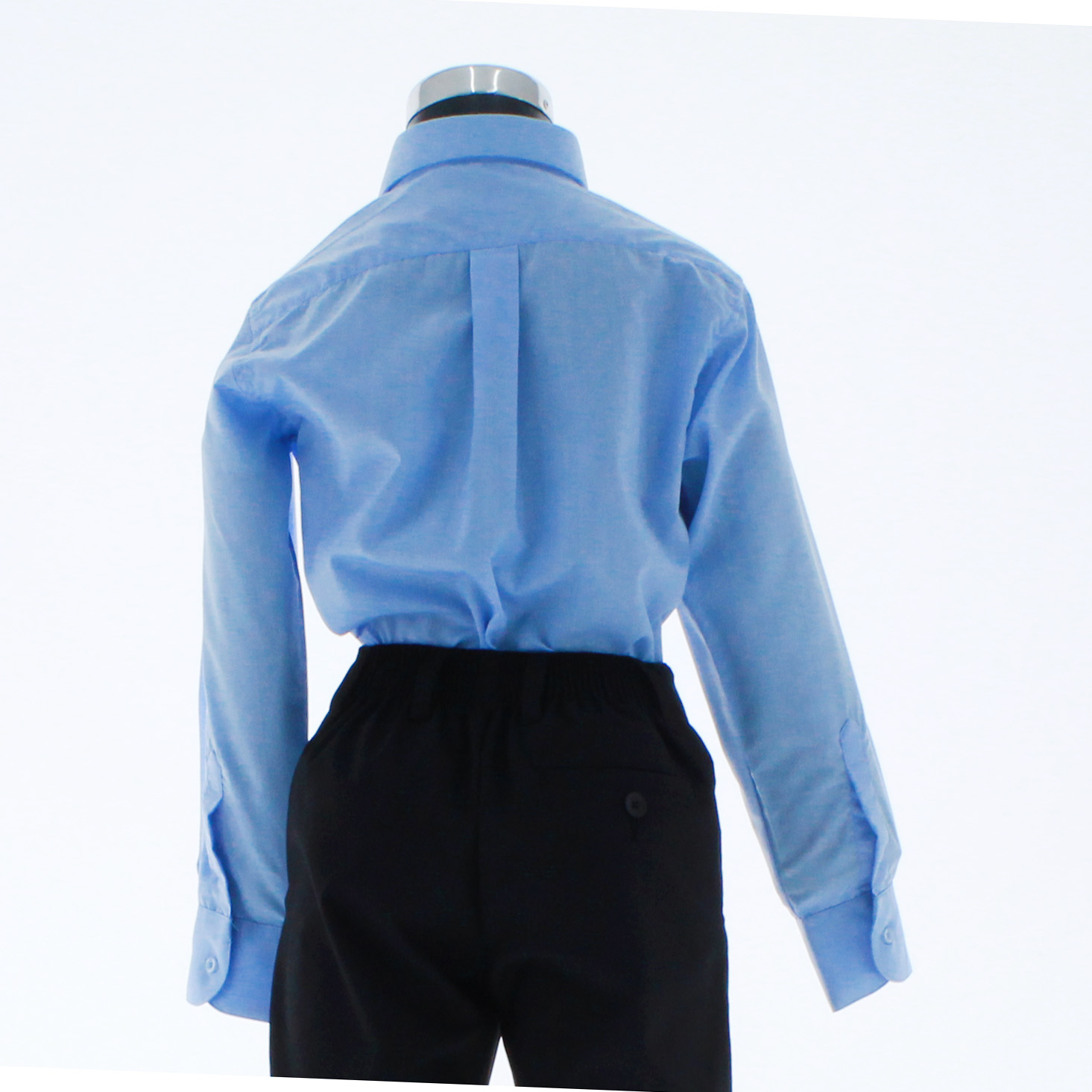 Camisa Azul Cielo De Vestir para Niño Manga Larga 3609 2-18 Años..