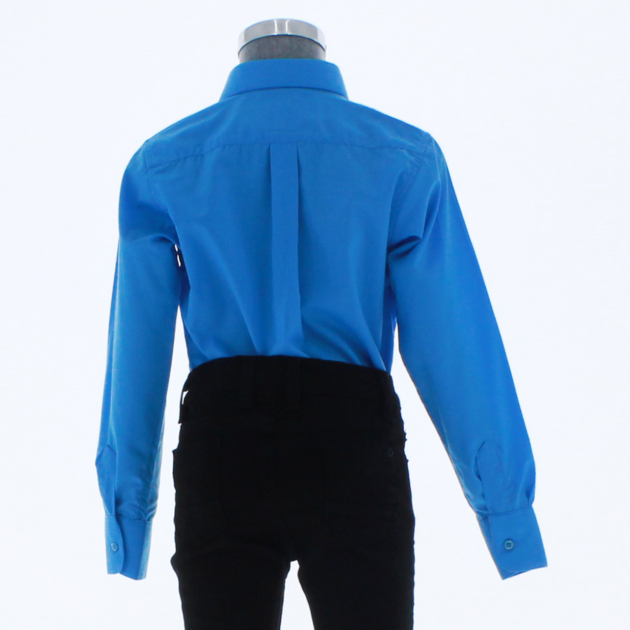 Camisa Azul Turquesa De Vestir para Niño Manga Larga 3610 2-18 Años..