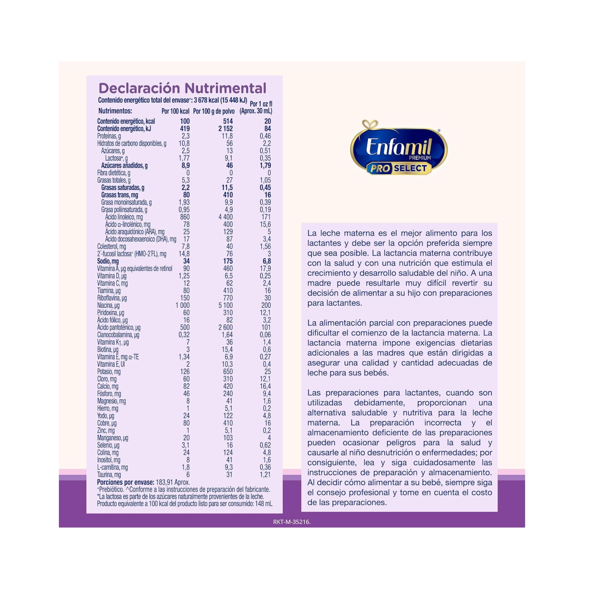 Fórmula Láctea 1 Bebés Enfamil Premium Confort 2 de 800g