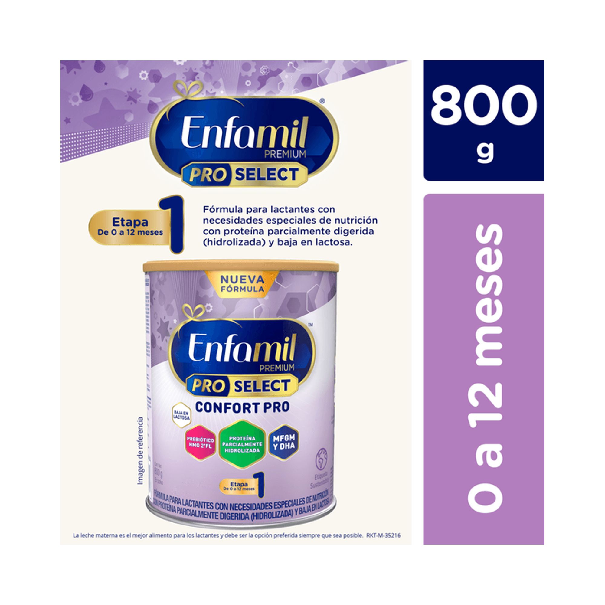 Fórmula Láctea 1 Bebés Enfamil Premium Confort 2 de 800g