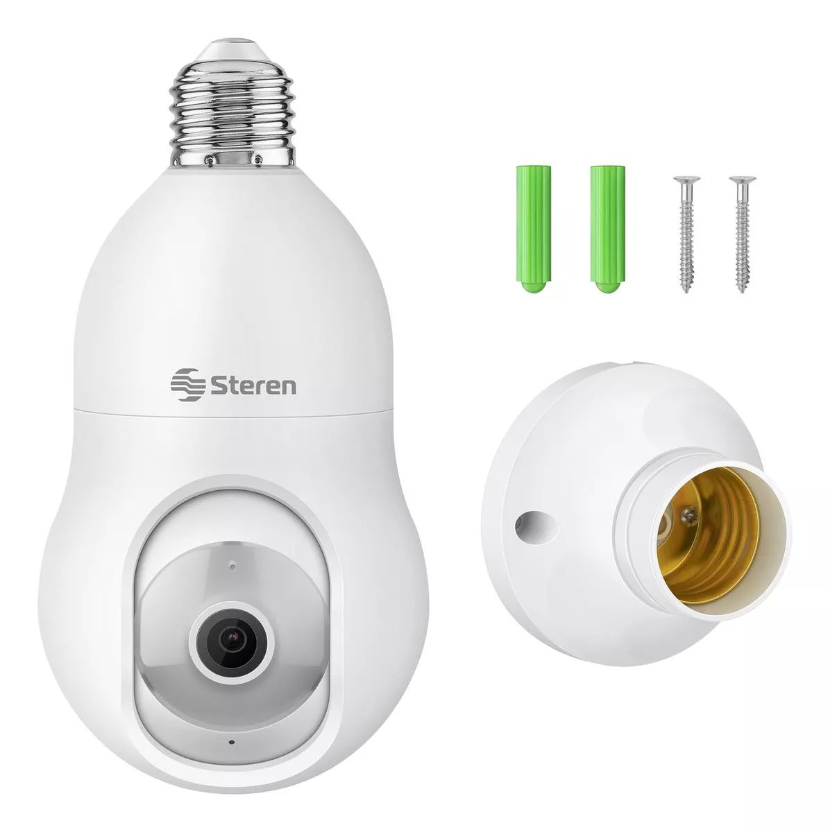 Cámara De Seguridad Wi-fi 3 Mpx Robotizada Con Seguidor De Color Blanco