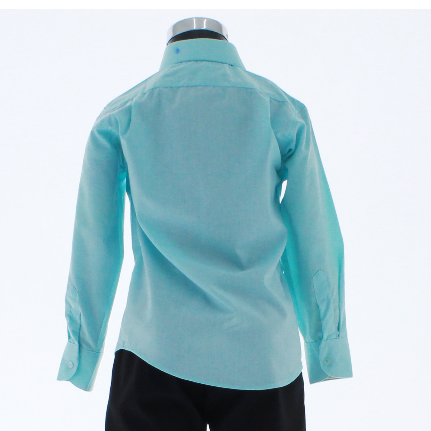 Camisa Azul Aqua De Vestir para Niño Manga Larga 3614 2-18 Años..