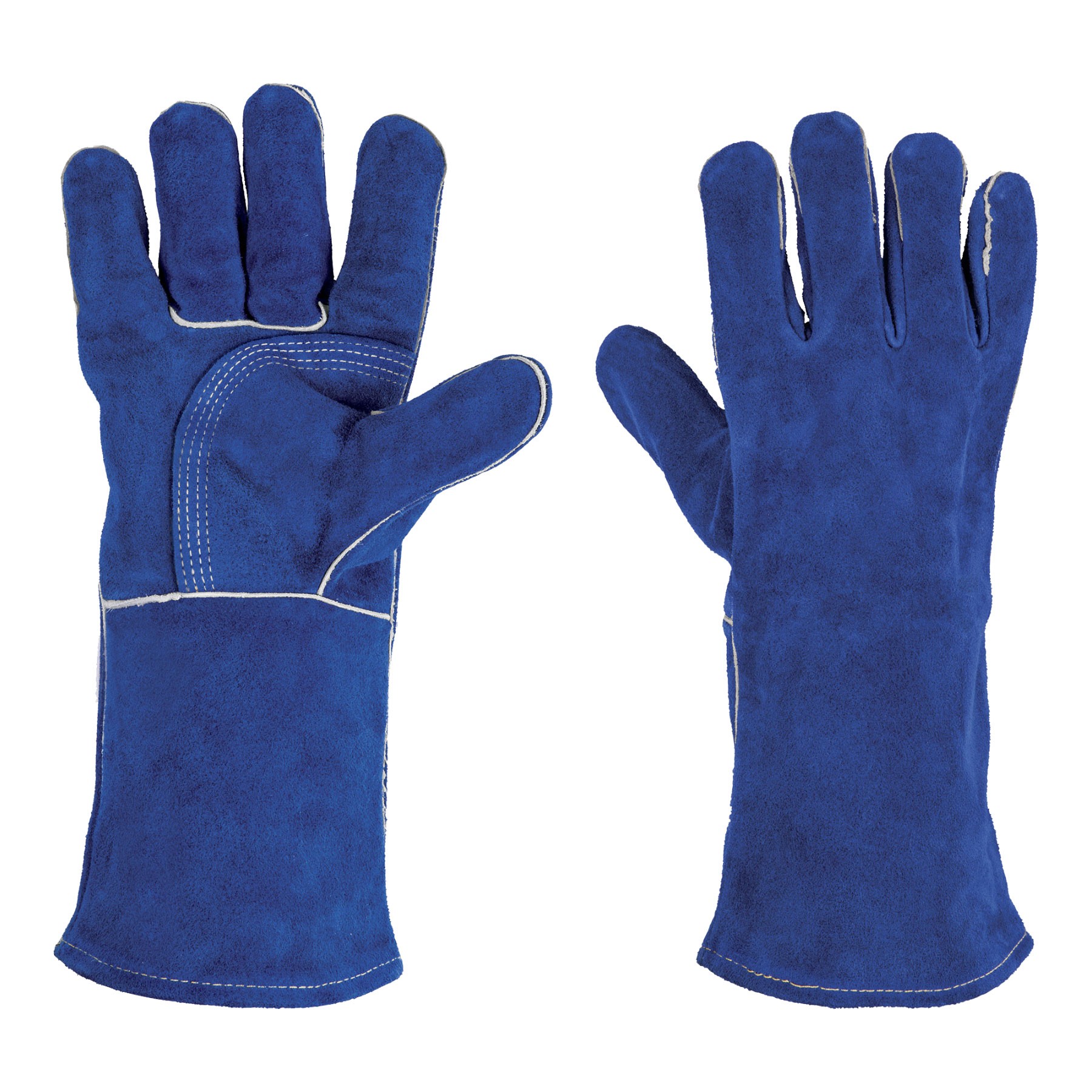 GUANTES AZULES REFORZADOS PARA SOLDADOR, TRUPER 15246