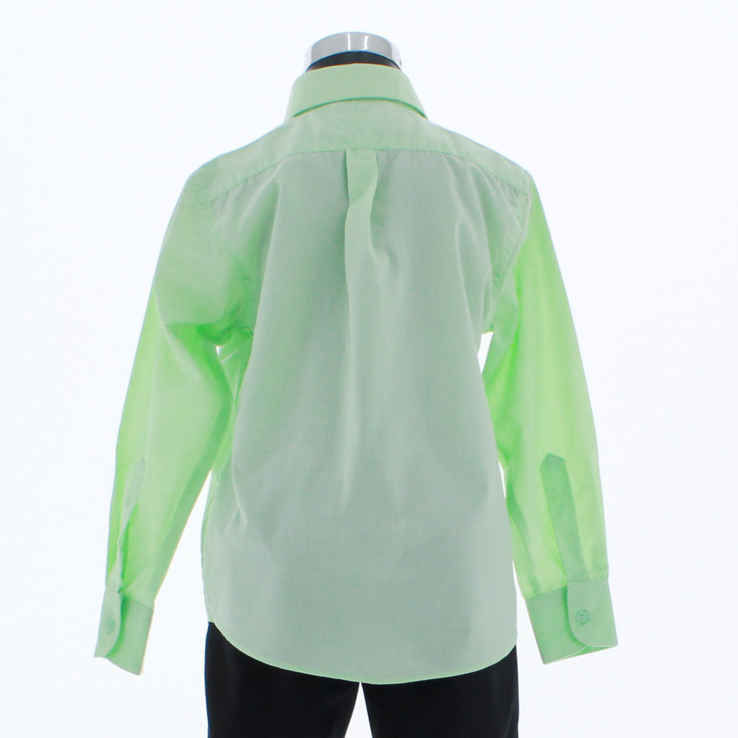 Camisa Verde Menta De Vestir para Niño Manga Larga 3615 2-18 Años..