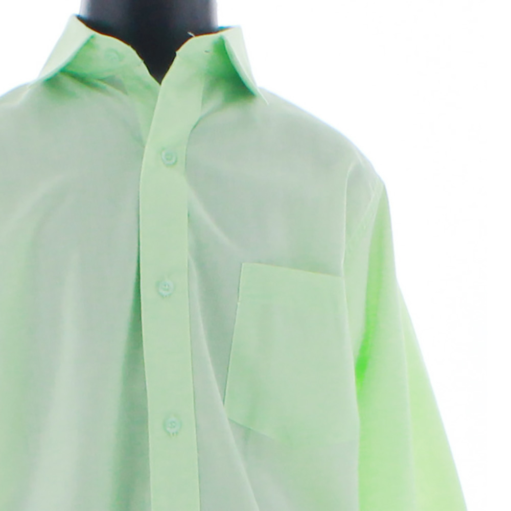 Camisa Verde Menta De Vestir para Niño Manga Larga 3615 2-18 Años..