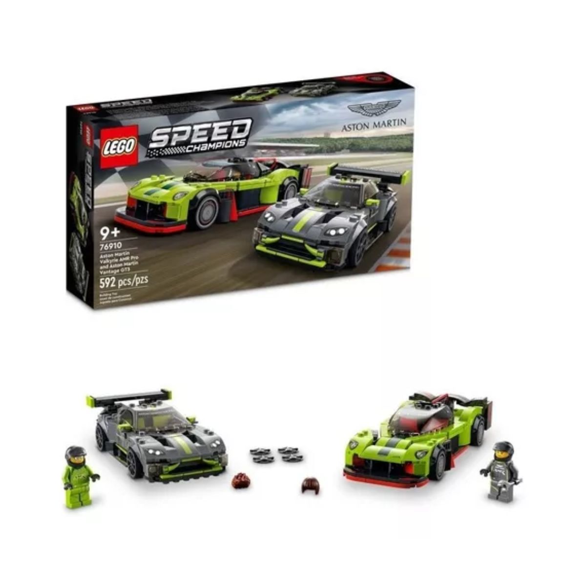 Kit Lego Speed Aston Martin  3 Cantidad de piezas 592
