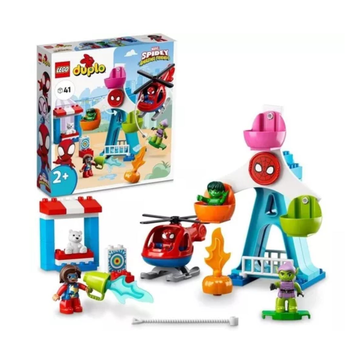 Kit Lego Duplo Spider-man Y Amigos Aventura De Feria Cantidad de piezas 41