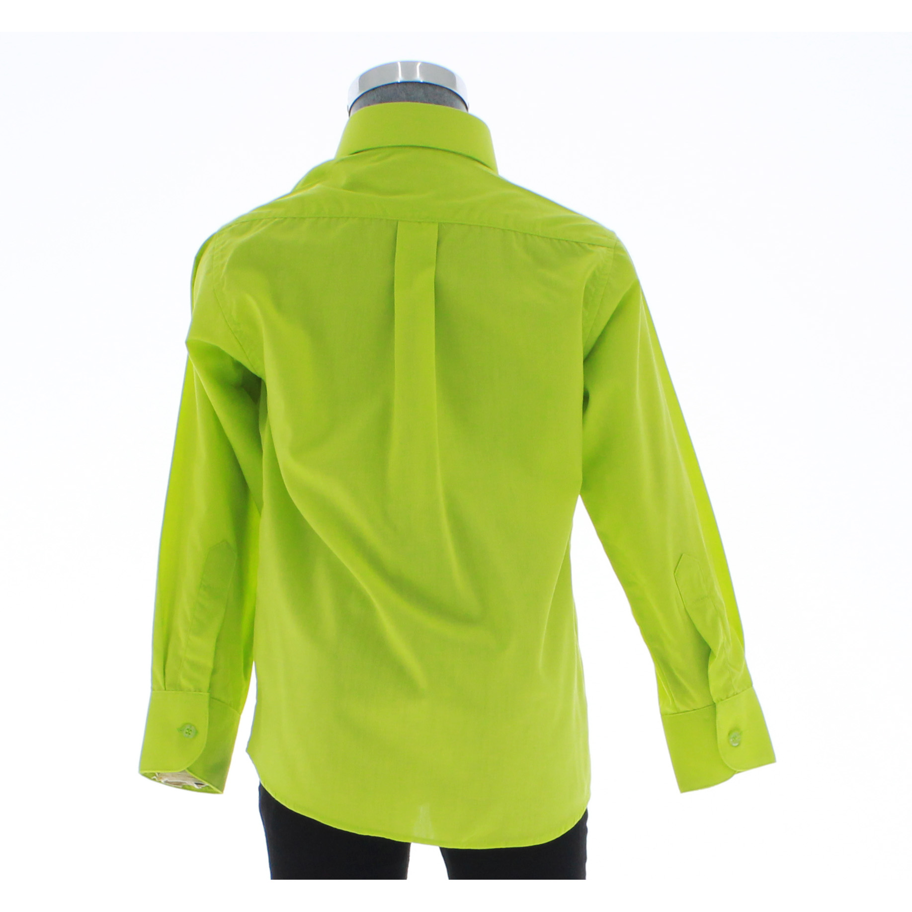 Camisa De Vestir Verde Manzana para Niño Manga Larga 3619 2-18 Años.