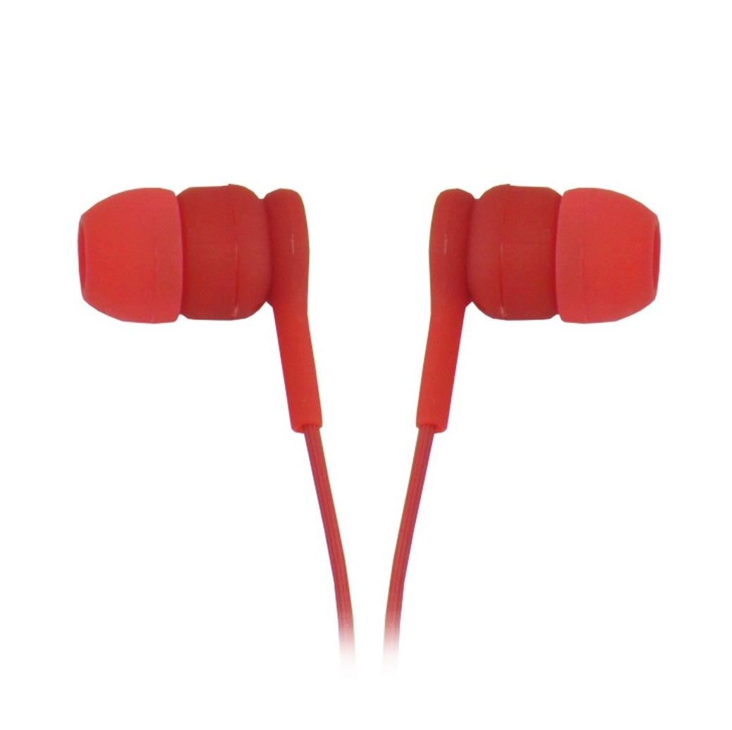 Audífonos Intrauriculares con Micrófono COMET2 Ghia Alámbrico, 1.2 Metros, 3.5mm, Rojo