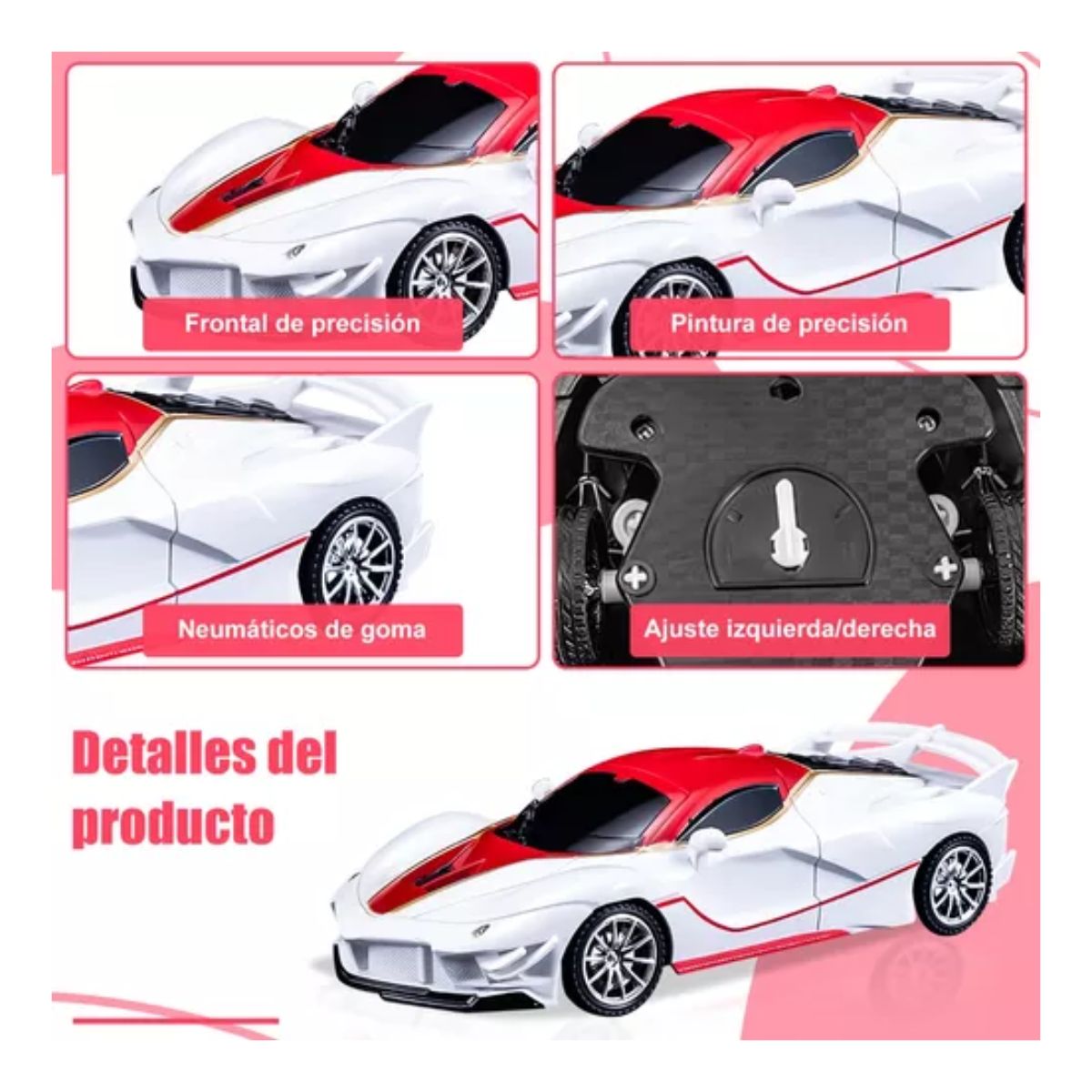 Carros De Control Remoto Recargable Juguetes Negro