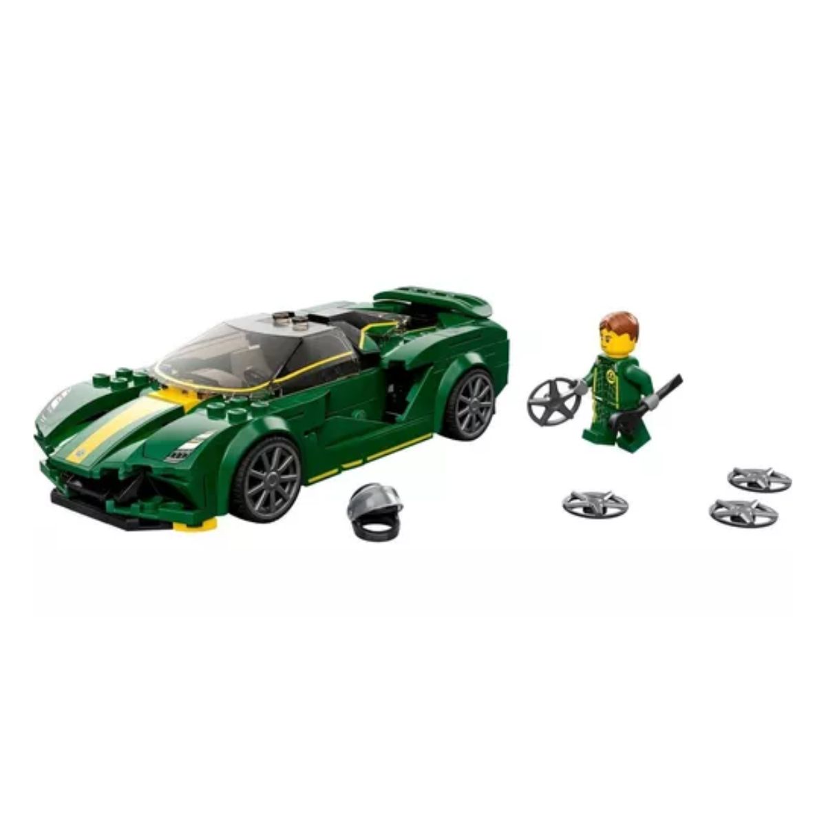Kit De Construcción Lego Speed Champions piezas 247 verde