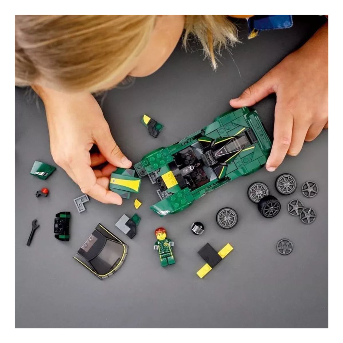 Kit De Construcción Lego Speed Champions piezas 247 verde