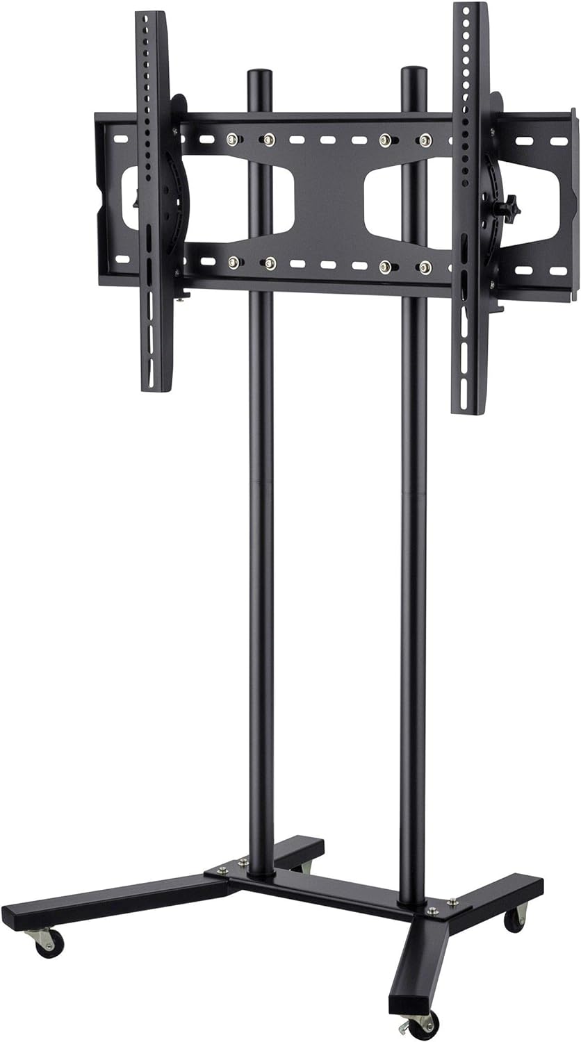 Soporte Movil de Piso STV-150 para Pantalla 19" - 83" Steren hasta 60Kg, Negro