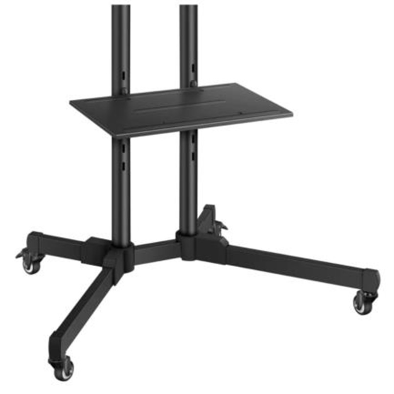 Soporte Movil de Piso STV-150 para Pantalla 19" - 83" Steren hasta 60Kg, Negro