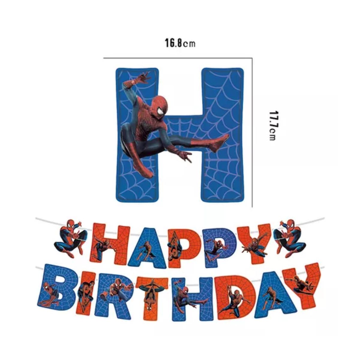 Kit De Decoraciones Para Fiesta De Cumpleaños Hombre Araña