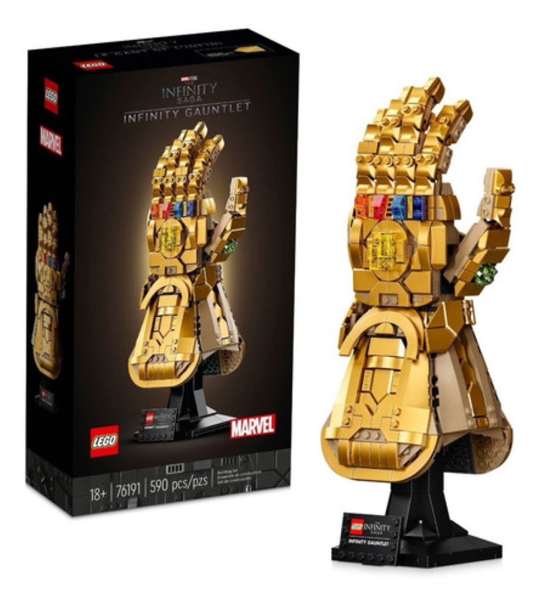 Kit De Construcción Lego Marvel Guantelete Infinito piezas 590