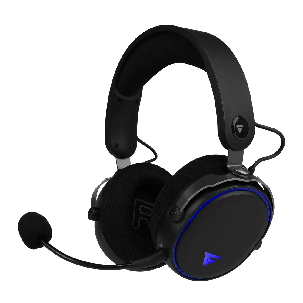 Audífonos Gamer HSB600 7.1 Game Factor Inalámbrico, Bluetooth/3.5mm, Negro
