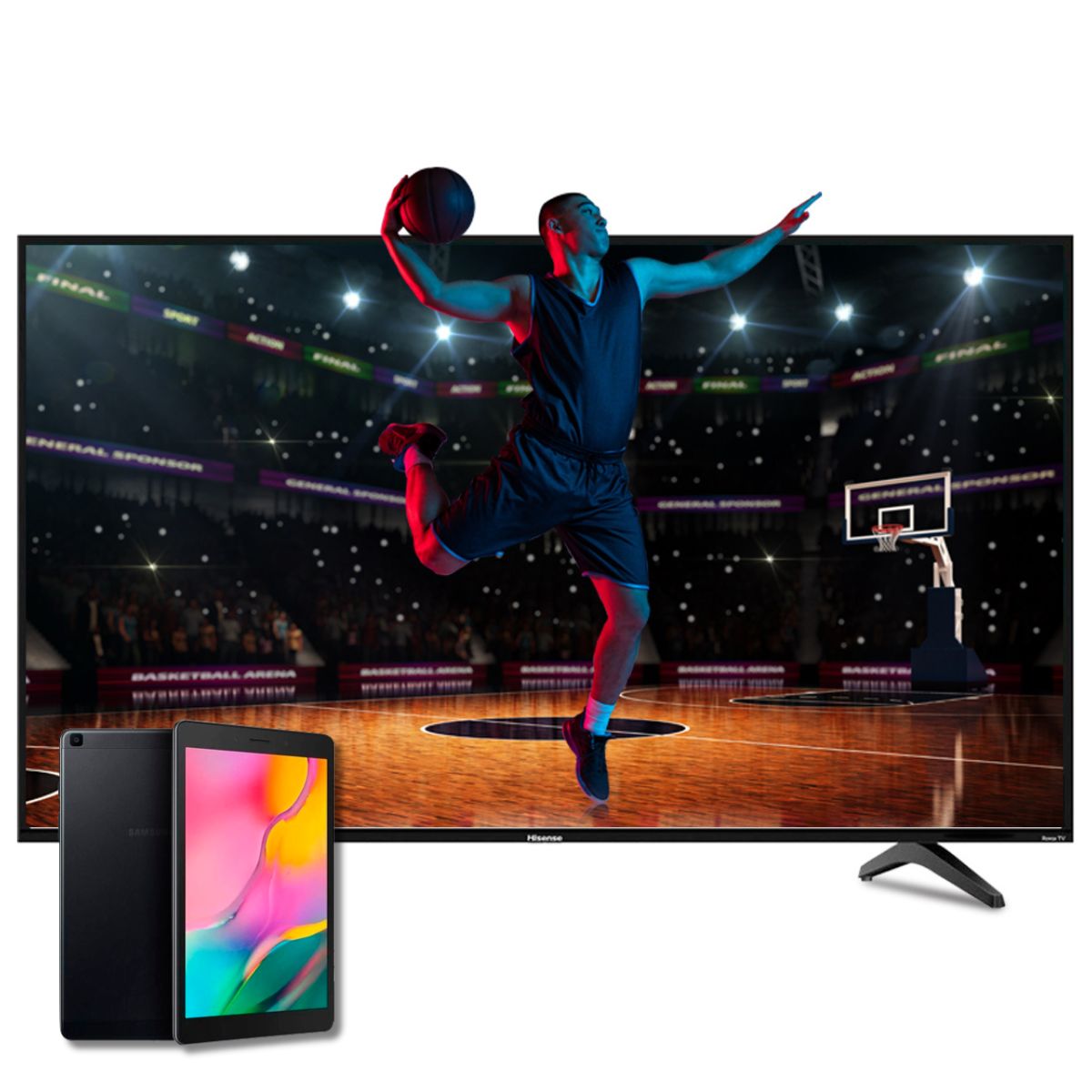 Combo Pantalla Hisense 40" + Tab A8