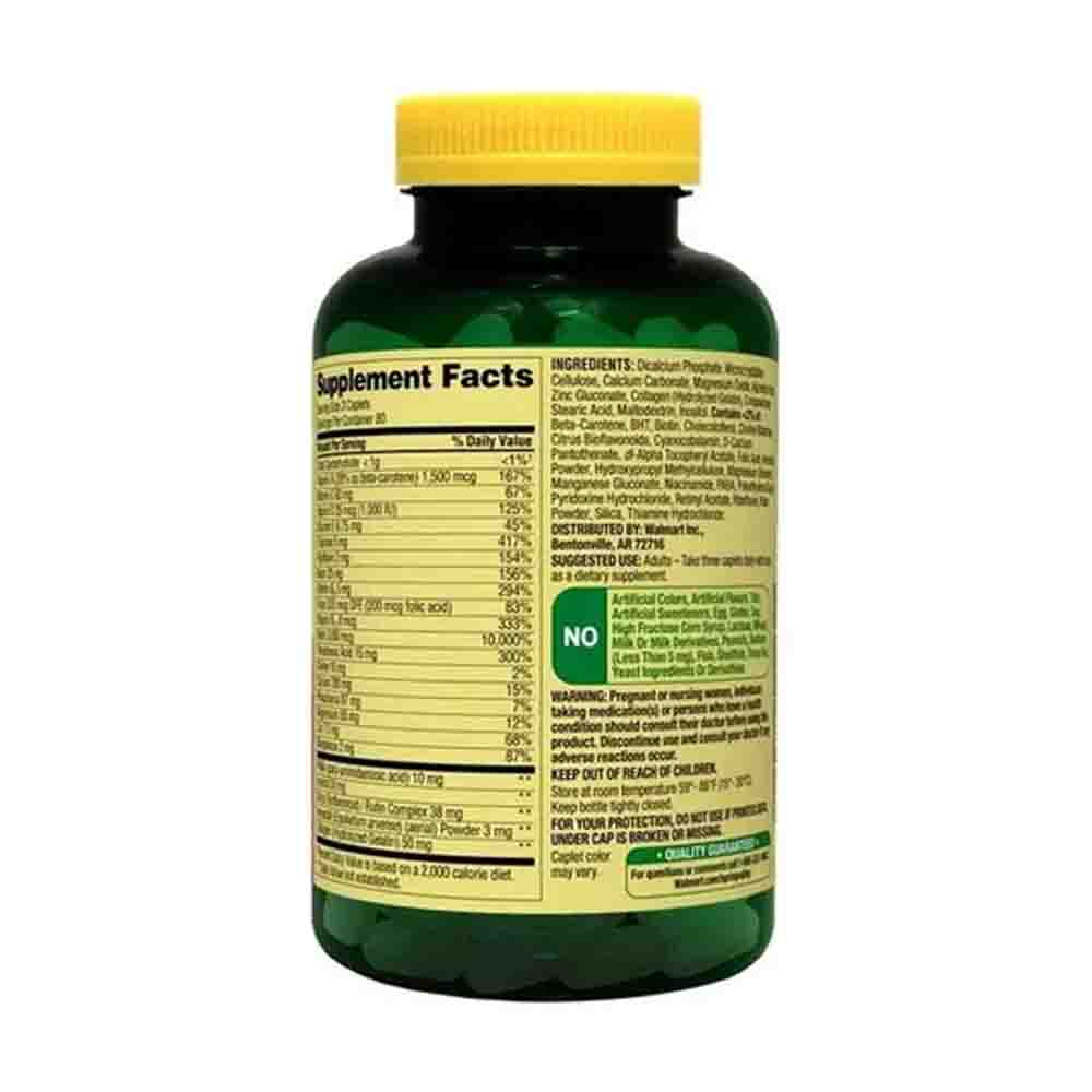 Biotin + Colágeno Spring Valley 240 capsulas Pelo, Cabello, Uñas, Piel 