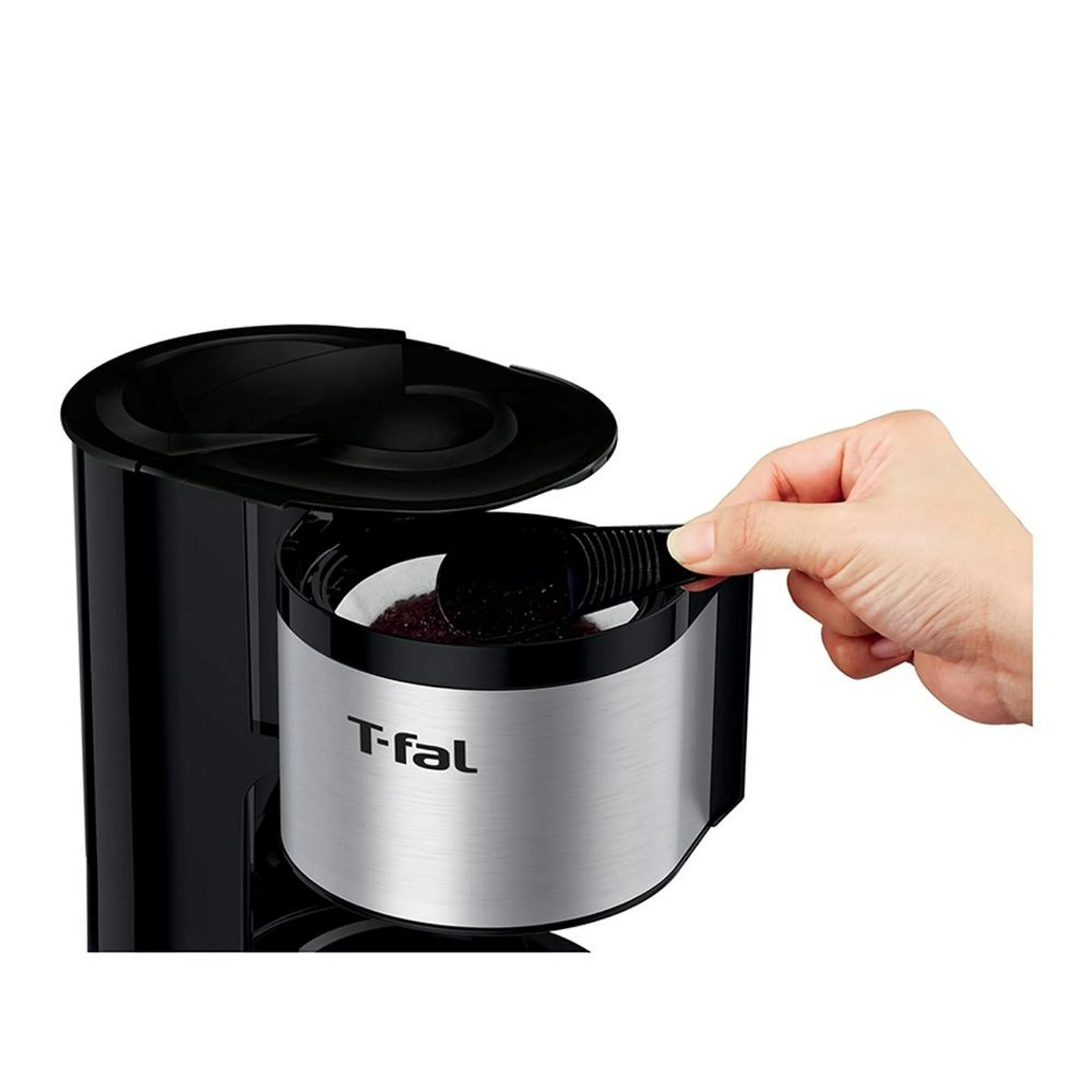 Cafetera Filtro Lavable T-FAL CM321DMX 4 tazas jarra vidrio
