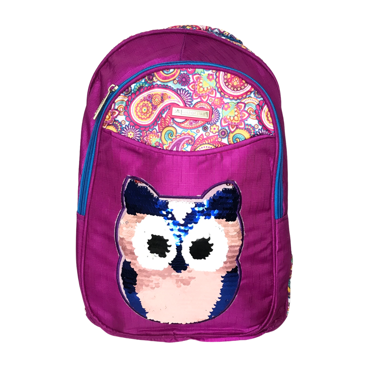 Mochila Escolar Primaria De Lentejuelas.