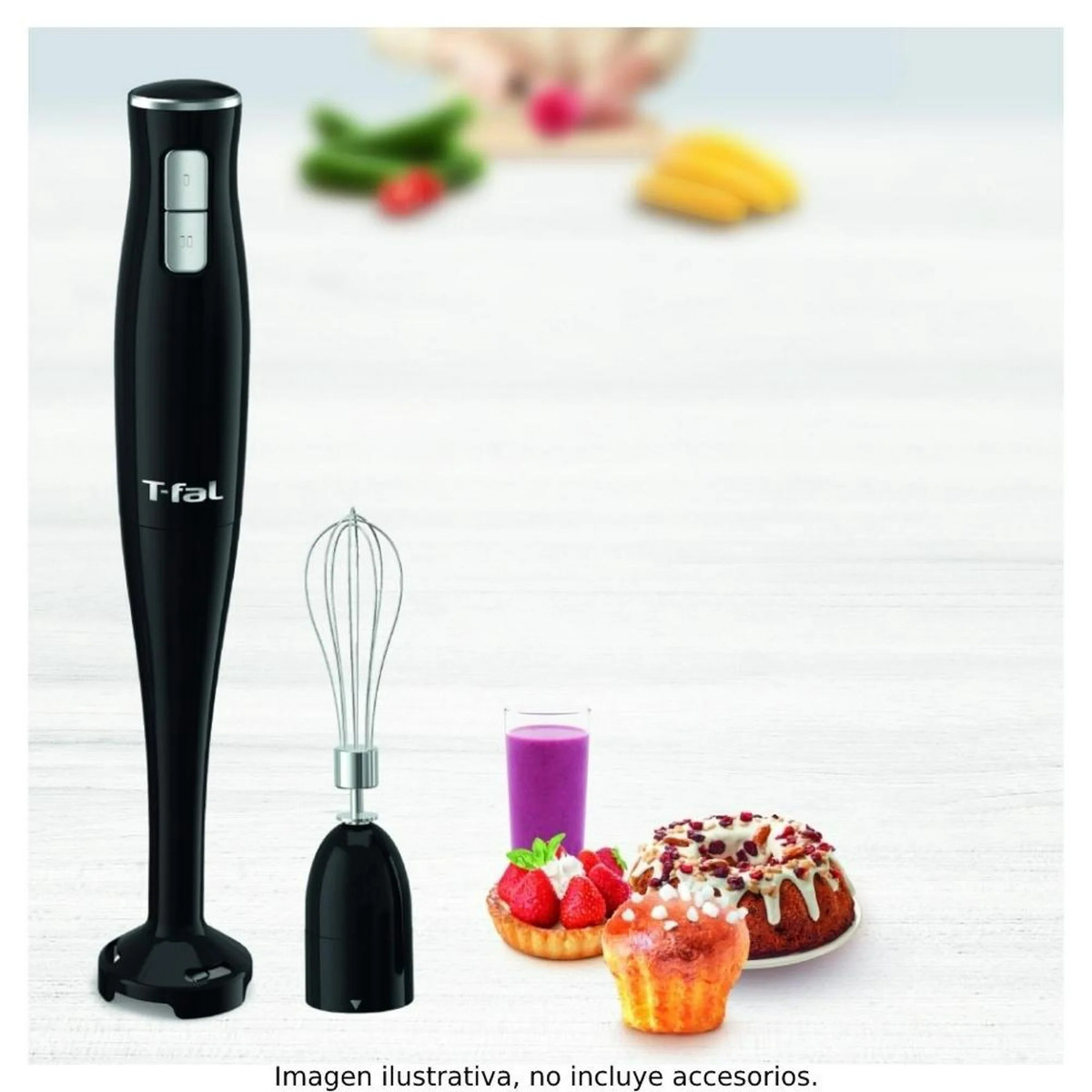 Batidora Inmersión T-FAL con Globo Turbomix Max 4 200W